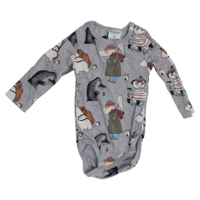 Body (Gray, Multicolored) from Moomin by Martinex Cotton, Elastane