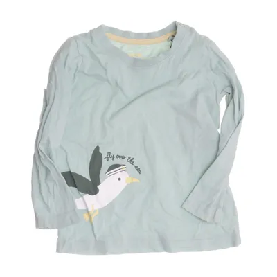 Långärmad t-shirt (Grön) från Lupilu Ekologisk bomull