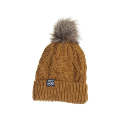 Toppluva (Gul) från Superdry Akryl, Pälsimitation