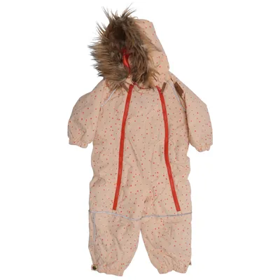 Overall (Beige, Röd) från Mini Rodini