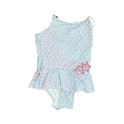 Baddräkt (Blå, Flerfärgad) från Lindex Elastan, Polyamid