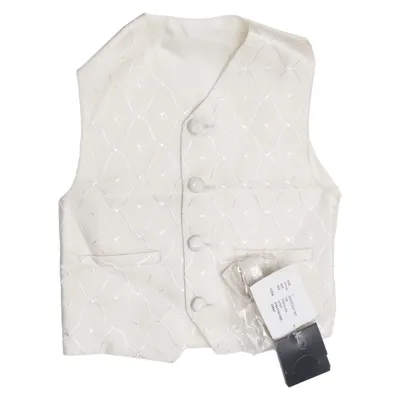 Jakkesætsvest (Hvid) fra Jocko Acetat, Polyester, Viscose