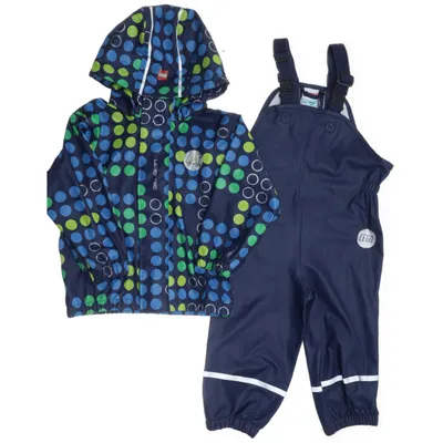 Regntøj (Blå, Flerfarvet) fra LEGO Wear Polyester, Polyurethan