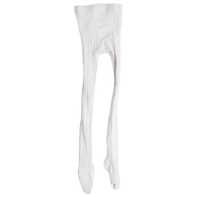 Strumpfhose (Weiß) von Lindex Baumwolle, Elasthan, Polyamid