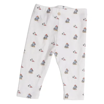 Leggings (Vit, Flerfärgad) från Zara Bomull, Elastan