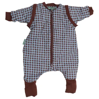 Barboteuse (Bleu, Marron) de Molis&Co Coton, Polyester