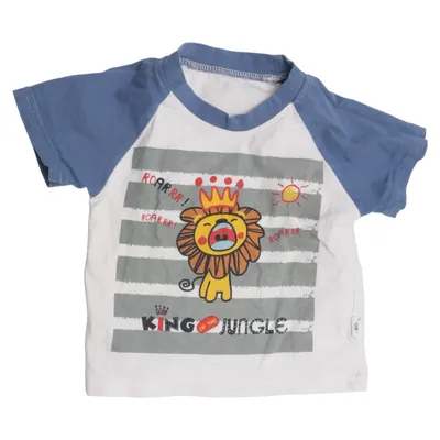T-shirt (Blå, Vit, Grå)