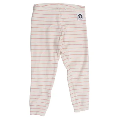 Leggings (White, Orange) from Mini Rodini Elastane, Organic cotton