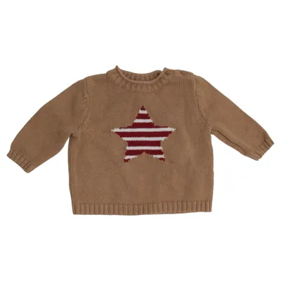 Sweater (Brun, Rød, Hvid) fra BabyGap Bomuld