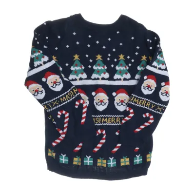 Kersttrui (Blauw, Meerkleurig) van H&M Katoen