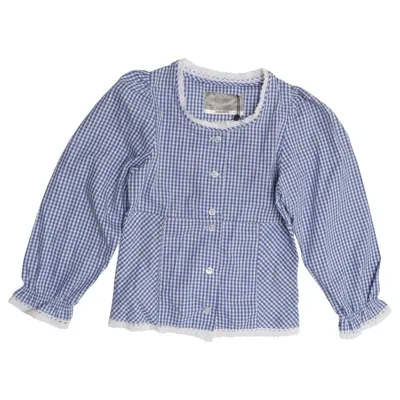 Blus (Blå, Vit) från Alpin de Luxe Bomull, Polyester