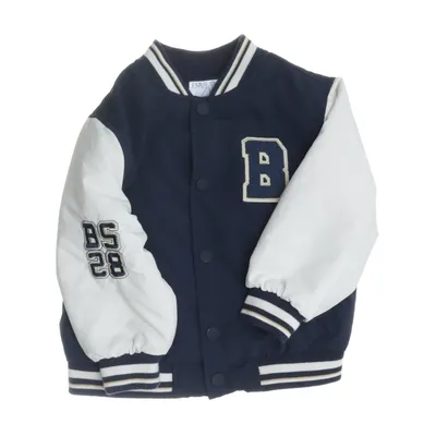 Collegejacka (Blå, Vit) från Zara Polyester