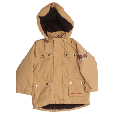 Vinterjacka (Beige) från Mini Rodini Ekologisk bomull, Återvunnen polyester