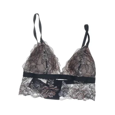 Bralette (Sort, Beige, Flerfarvet) fra Underprotection Elastan, Polyamid