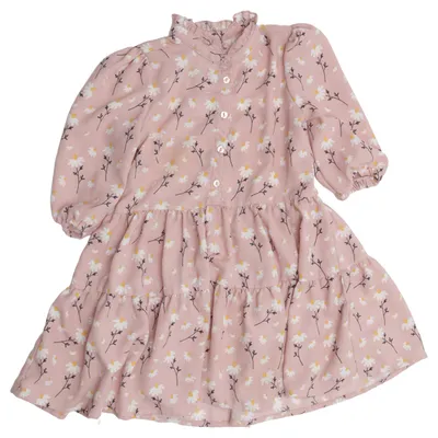 Klänning (Rosa, Vit, Flerfärgad) från VRS Fashion Återvunnen polyester