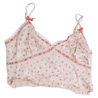 Top (White, Red, Multicolored) from Urban Outfitters Cotton, Viscose