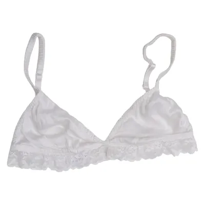Bralette (Vit) från Lace Laboratory Elastan, Polyamid, Silke