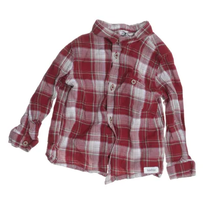 Flanellen overhemd (Rood, Meerkleurig) van Newbie by KappAhl Katoen