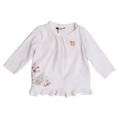 Top (White) from Next Baby Cotton, Elastane