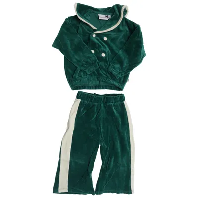 Loungewear (Green, White) from Mini Rodini Cotton, Elastane