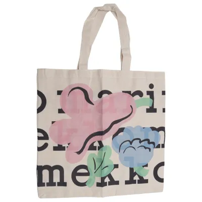 Canvas bag (Beige, Multicolored) from Marimekko