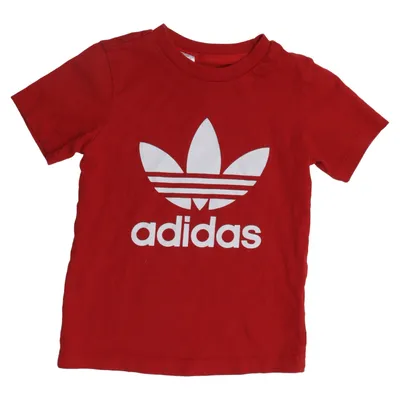 T-shirt (Rouge, Blanc) de Adidas Originals Coton, Polyester