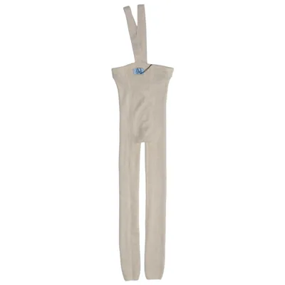 Hängselbyxor (Beige) från Silly Silas Bomull, Ull