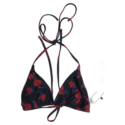 Bikini top (Black, Red, Blue) from Adoore Elastane, Polyamide, Polyester