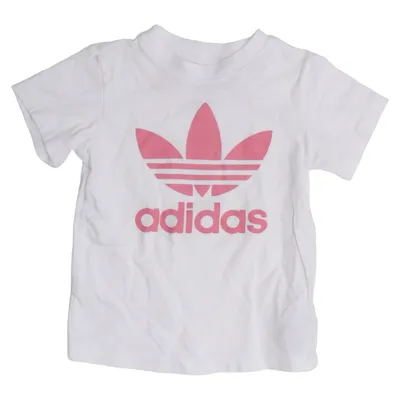 T-shirt (Blanc, Rose) de Adidas Originals Coton, Polyester