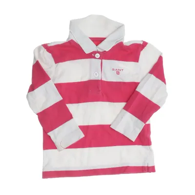 Rugbytröja (Rosa, Flerfärgad) från GANT Bomull