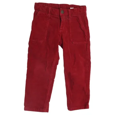 Corduroy pants (Red) from Bonton