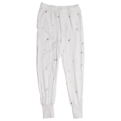 Pyjamasbyxor (Beige, Flerfärgad) från Geggamoja Bambu, Elastan, Ekologisk bomull