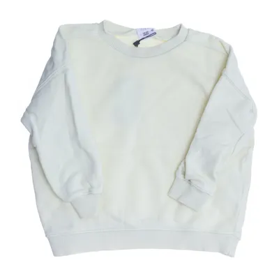 Sweatshirt (Geel) van Zara Katoen, Elastaan