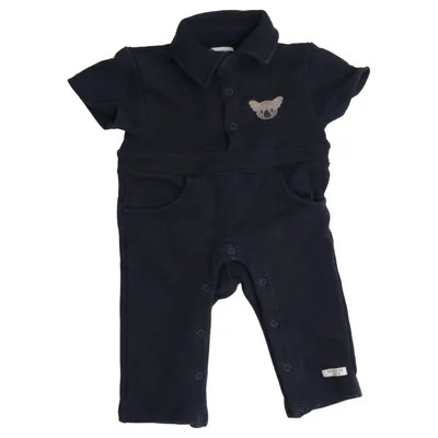 Sparkdräkt (Blå) från Donsje Elastan, Ekologisk bomull