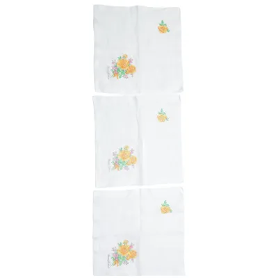 Napkin (White, Multicolored) from Christian Fischbacher