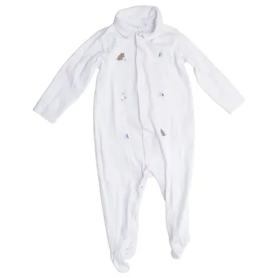 Rompers (White, Multicolored) from The Little White Company Organic cotton