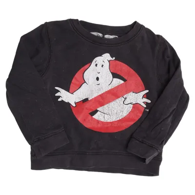 Sweatshirt (Sort) fra H&M Kids Bomuld, Polyester, Elastan