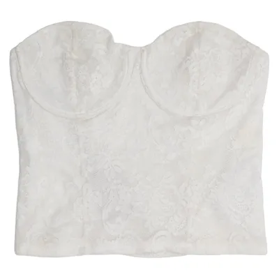 Bustier (Vit) från Gina Tricot Elastan, Polyamid