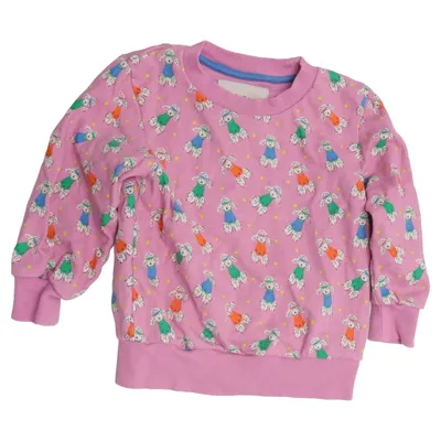 Sweatshirt (Pink, Multicolored) from Mini Boden Cotton, Elastane