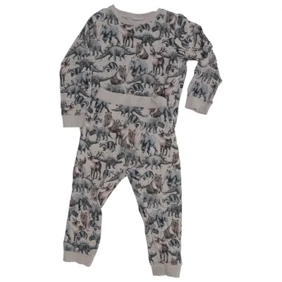 Pajamas (Gray, Multicolored) from Name It Elastane, Organic cotton, Viscose