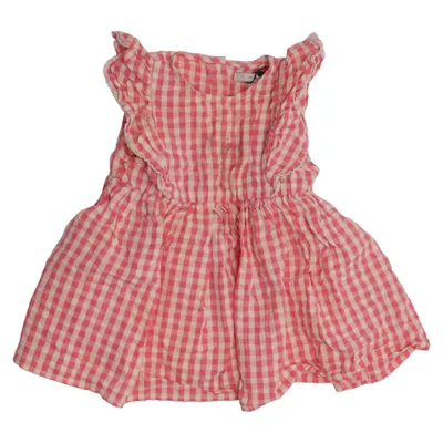 Klänning (Rosa, Vit) från Konges Sløjd Ekologisk bomull