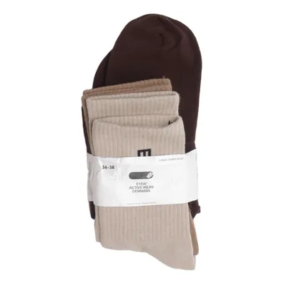 Trainingssocken (Beige, Braun) von EYDA Baumwolle, Elasthan, Nylon