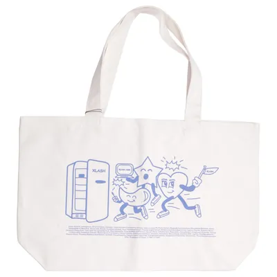 Tygpåse (Vit, Blå) från XLASH