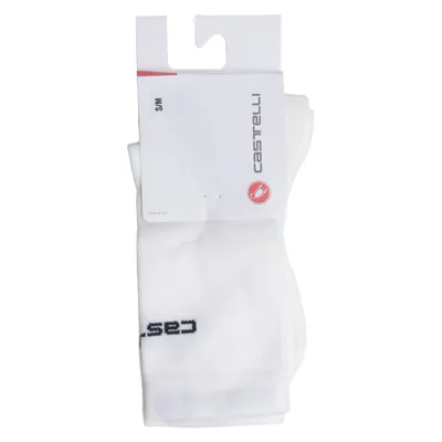 Trainingssocken (Weiß) von Castelli