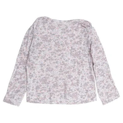 Langærmet t-shirt (Hvid, Flerfarvet) fra Pepperts