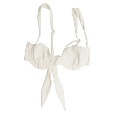 Bikini top (Beige) van By Aylin Koenig Elastaan, Polyamide