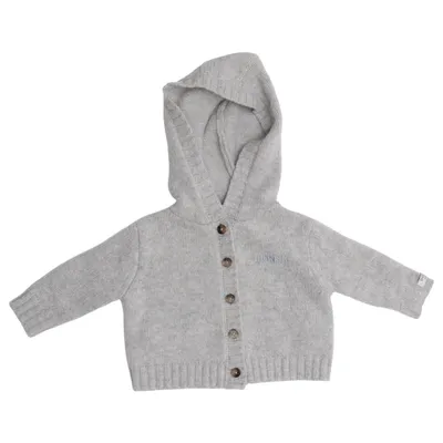 Kofta (Grå) från Donsje Merinoull