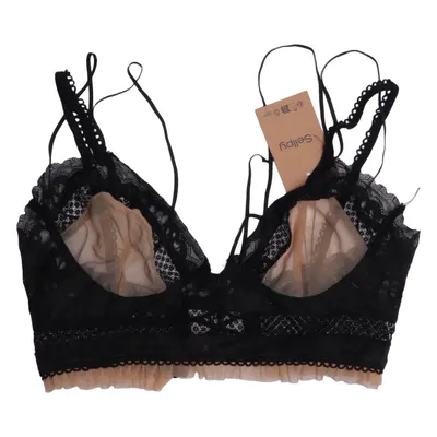 Bralette (Svart, Beige) från For Love & Lemons