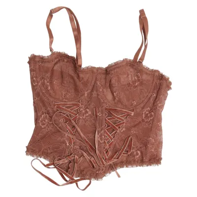 Bustier (Brun) från Urban Outfitters Elastan, Polyamid