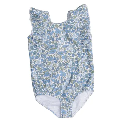 Badpak (Blauw, Wit, Groen, Meerkleurig) van Petit Crabe Elastaan, Polyamide